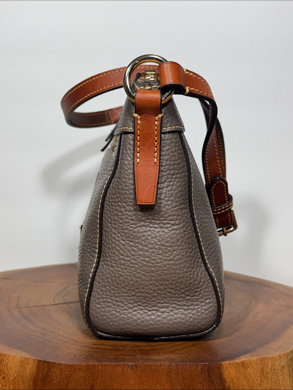 Dooney & Bourke Allison Pebble Leather Bag - Picture 4 of 15